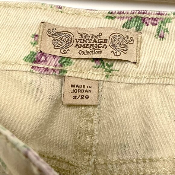 Nine West Vintage America Collection Floral Skinny Jeans - Picture 3 of 5